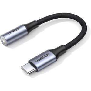 Перехідник USB-C to 3.5mm F 0.10m AV161 Ugreen (80154)