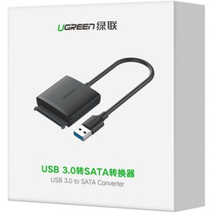 Перехідник USB 3.0 Type-А to SATA III (F) CM257 Ugreen (60561)