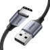 Дата кабель USB 2.0 AM to Type-C 3.0m 3.0A 18W US288 Space Gray Ugreen (60408)