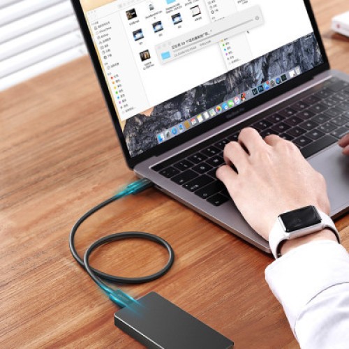 Дата кабель USB-C to USB-C 0.8m USB 4.0 THUNDERBOLTUS501 8K40Gbps Black Ugreen (30389) Дата кабель USB-C to USB-C 0.8m USB 4.0 THUNDERBOLTUS501 8K40Gbps Black Ugreen (30389)