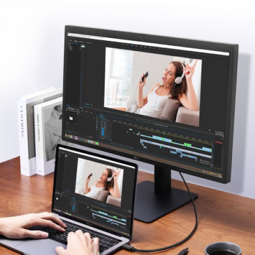 Дата кабель USB-C to USB-C 0.8m USB 4.0 THUNDERBOLTUS501 8K40Gbps Black Ugreen (30389) Дата кабель USB-C to USB-C 0.8m USB 4.0 THUNDERBOLTUS501 8K40Gbps Black Ugreen (30389)