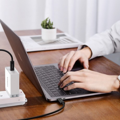 Дата кабель USB-C to USB-C 0.8m USB 4.0 THUNDERBOLTUS501 8K40Gbps Black Ugreen (30389) Дата кабель USB-C to USB-C 0.8m USB 4.0 THUNDERBOLTUS501 8K40Gbps Black Ugreen (30389)