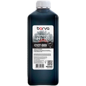 Чернила Barva Canon PFI-102/107 1L BK (C107-889)