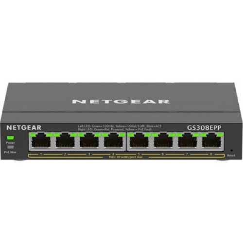 Коммутатор сетевой Netgear GS308EPP-100PES