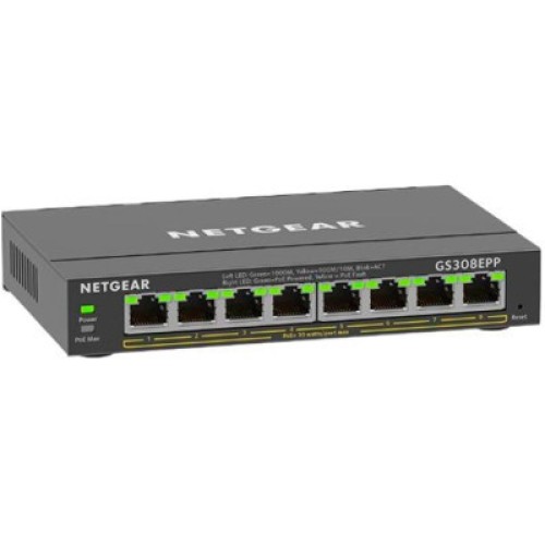 Коммутатор сетевой Netgear GS308EPP-100PES