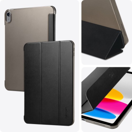 Чехол для планшета Spigen Apple iPad 10.9" (2022) Smart Fold, Black (ACS05309)