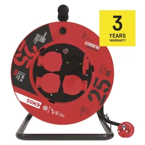 Сетевой удлинитель EMOS P19625, 25m, 2.5mm2 (P19625)