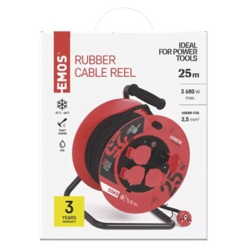Сетевой удлинитель EMOS P19625, 25m, 2.5mm2 (P19625)