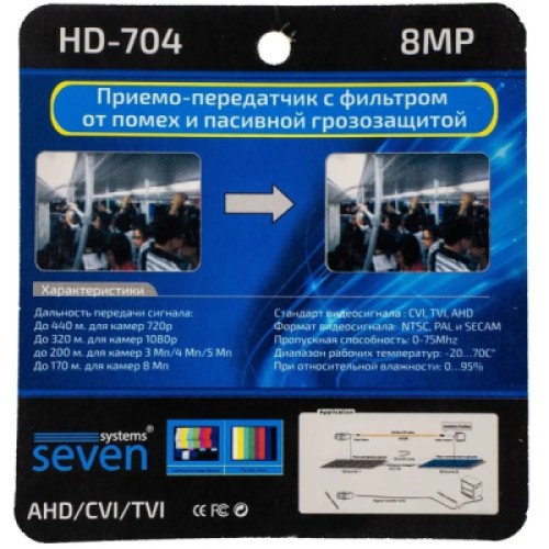Приемо-передатчик Seven HD-704