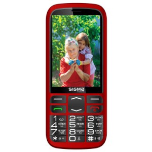 Мобильный телефон Sigma Comfort 50 Optima Type-C Red (4827798122327)