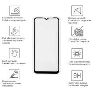 Стекло защитное Drobak Motorola E13 (Black) (717143)