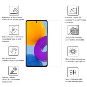 Стекло защитное Drobak Poco F4 (717156)