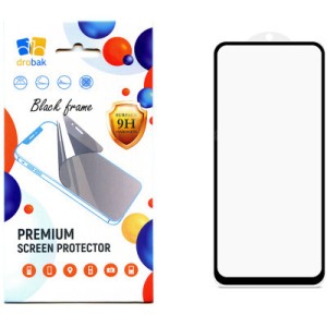 Стекло защитное Drobak Poco M5s (Black) (717141)