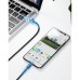 Дата кабель USB-C to Lightning 1.0m 18W 2.1A Cafule Black-Grey Baseus (CATLKLF-G1)