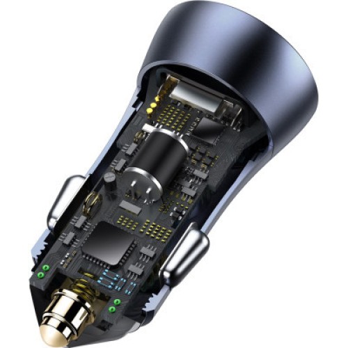Зарядное устройство Baseus Golden Contactor Pro USB-A/Type-C Blue (CCJD-0G)