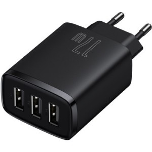 Зарядное устройство Baseus Compact Charger 3U Black (CCXJ020101)