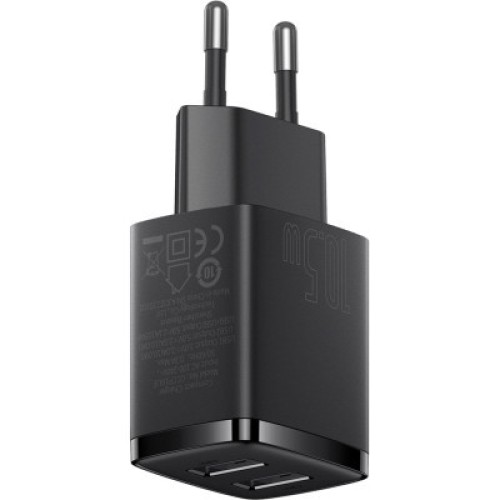 Зарядное устройство Baseus Compact Charger 2U Black (CCXJ010201)