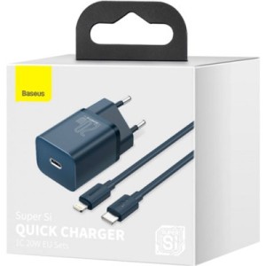 Зарядное устройство Baseus Super Si 1C Blue (TZCCSUP-B03)