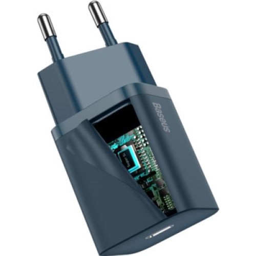 Зарядное устройство Baseus Super Si 1C Blue (TZCCSUP-B03)