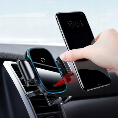 Универсальный автодержатель Baseus Light Electric Holder Black (WXHW03-01)