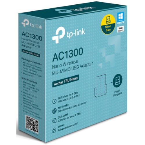 Сетевая карта Wi-Fi TP-Link ARCHER-T3U-NANO