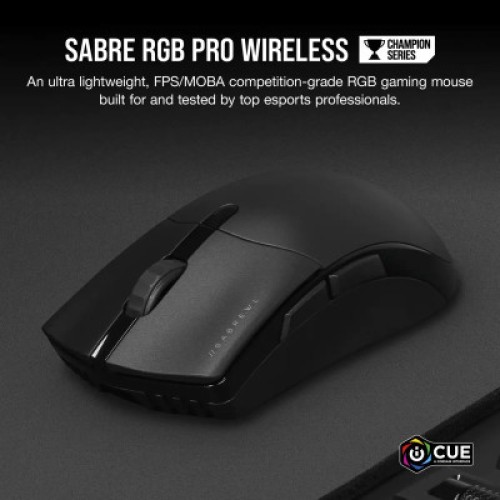 Мышка Corsair Sabre RGB Pro Champion Wireless Black (CH-9313211-EU)