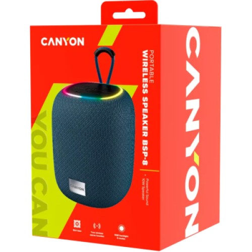 Акустическая система Canyon BSP-8 Bluetooth V5.2 Grey (CNE-CBTSP8G) Акустическая система Canyon BSP-8 Bluetooth V5.2 Grey (CNE-CBTSP8G)