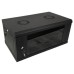 Шкаф настенный Eserver 4U 19" 600х350х284 (Ш*Г*В), стекло, чёрная (ES-Е435B)