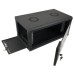 Шкаф настенный Eserver 4U 19" 600х350х284 (Ш*Г*В), стекло, чёрная (ES-Е435B)
