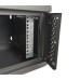 Шкаф настенный Eserver 4U 19" 600х350х284 (Ш*Г*В), стекло, чёрная (ES-Е435B)
