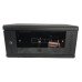 Шкаф настенный Eserver 4U 19" 600х350х284 (Ш*Г*В), стекло, чёрная (ES-Е435B)