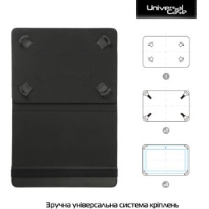 Чехол для планшета Armorstandart Silicone Hooks 10 Black (ARM59078)