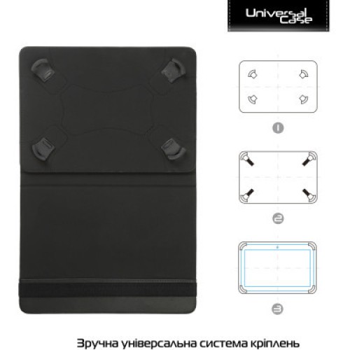 Чехол для планшета Armorstandart Silicone Hooks 10 Black (ARM59078)
