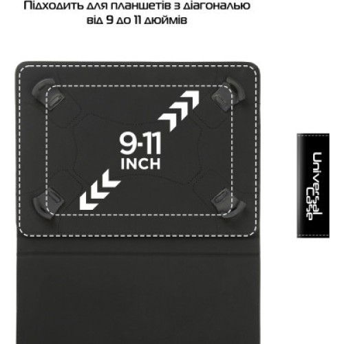 Чехол для планшета Armorstandart Silicone Hooks 10 Black (ARM59078)