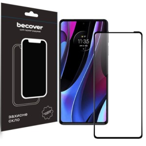 Стекло защитное BeCover Motorola Edge 30 Pro 5G Black (709178)