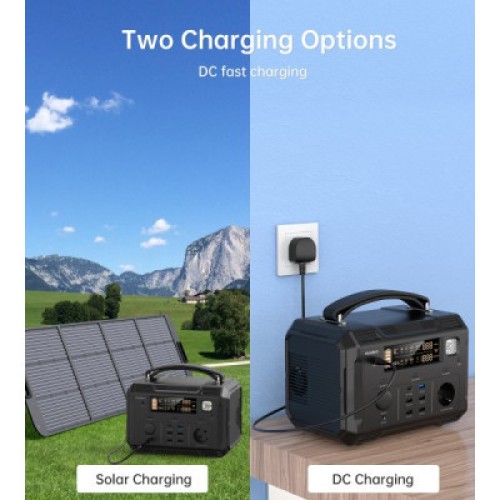 Зарядная станция Choetech BS004-EU-BK, 500W (BS004-EU-BK)