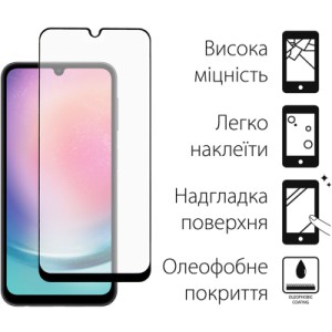 Скло захисне Dengos Full Glue Samsung Galaxy A24 5G (TGFG-271)