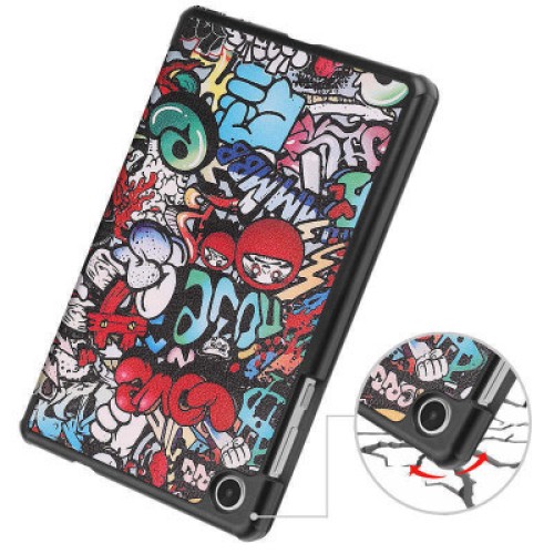 Чехол для планшета BeCover Smart Case Lenovo Tab M8(4rd Gen) TB-300FU 8" Graffiti (709218)