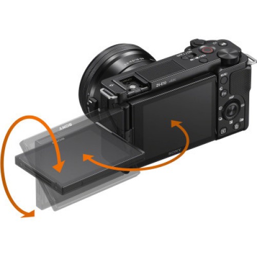 Цифровой фотоаппарат Sony Alpha ZV-E10 kit 16-50mm Black (ZVE10LB.CEC)