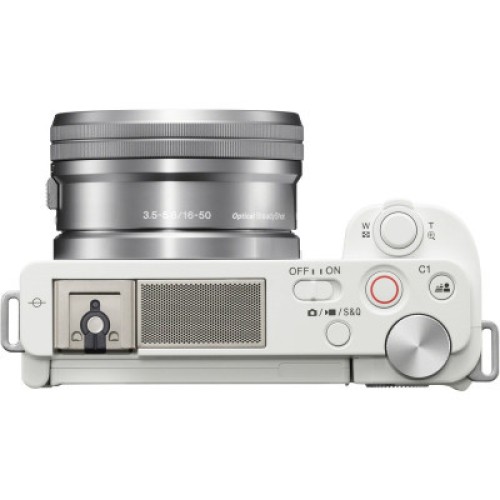 Цифровой фотоаппарат Sony Alpha ZV-E10 kit 16-50mm White (ZVE10LW.CEC)