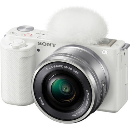 Цифровой фотоаппарат Sony Alpha ZV-E10 kit 16-50mm White (ZVE10LW.CEC)