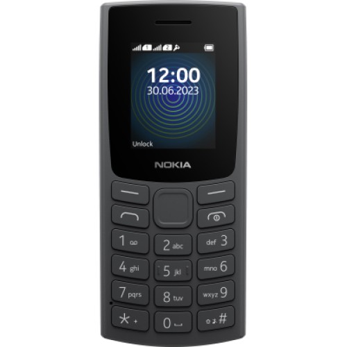 Мобильный телефон Nokia 110 DS 2023 Charcoal (1GF019FPA2C01)