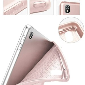 Чехол для планшета BeCover Tri Fold Soft TPU Silicone Apple iPad 9.7 2017/2018 A1822/A1823/A1893/A1954 Pink (708513)