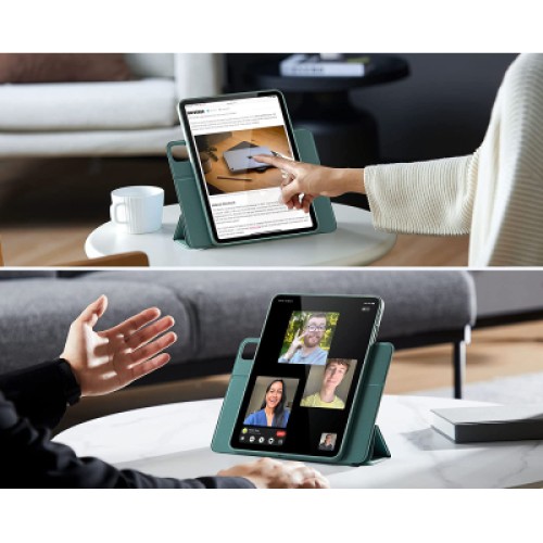Чехол для планшета BeCover Magnetic 360 Rotating mount Apple Pencil Apple iPad 10.9" 2022/24/11" 2025 Dark Green (708503)