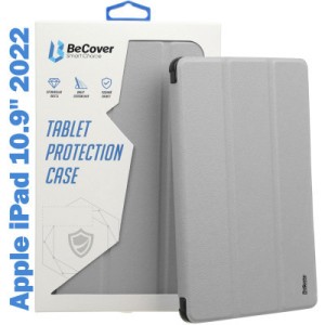 Чохол до планшета BeCover TPU Edge mount Apple Pencil Apple iPad 10.9" 2022/24/11" 2025 Gray (708484)
