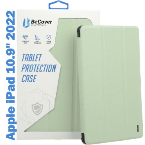 Чехол для планшета BeCover TPU Edge mount Apple Pencil Apple iPad 10.9" 2022/24/11" 2025 Green (708483) Чехол для планшета BeCover TPU Edge mount Apple Pencil Apple iPad 10.9" 2022/24/11" 2025 Green (708483)