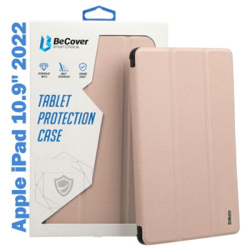 Чехол для планшета BeCover TPU Edge mount Apple Pencil Apple iPad 10.9" 2022/24/11" 2025 Pink (708486) Чехол для планшета BeCover TPU Edge mount Apple Pencil Apple iPad 10.9" 2022/24/11" 2025 Pink (708486)