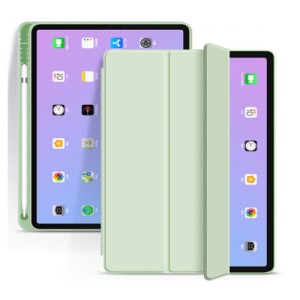 Чехол для планшета BeCover Tri Fold Soft TPU mount Apple Pencil Apple iPad 10.2 2019/2020/2021 Light Green (708458)
