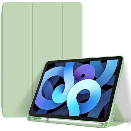 Чехол для планшета BeCover Tri Fold Soft TPU mount Apple Pencil Apple iPad 10.2 2019/2020/2021 Light Green (708458)