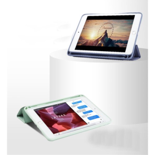 Чехол для планшета BeCover Tri Fold Soft TPU mount Apple Pencil Apple iPad 10.2 2019/2020/2021 Light Green (708458)